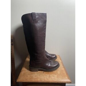 Boemos Knee High Leather Boots Made In Italy Size EU 37/US 6